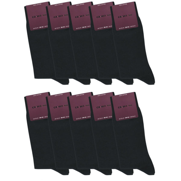 ca·wa·so 100 % Baumwollsocken Damen (10 Paar) - GAWILO