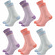 Socken mit Hahnentritt Damen (6 Paar) - GAWILO