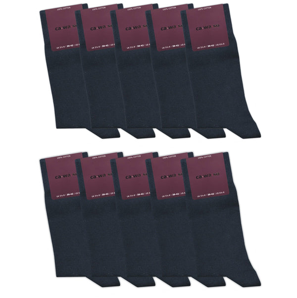 ca·wa·so 100 % Baumwollsocken Damen (10 Paar) - GAWILO