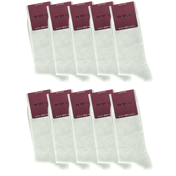 ca·wa·so 100 % Baumwollsocken Damen (10 Paar) - GAWILO