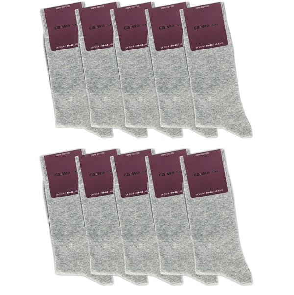 ca·wa·so 100 % Baumwollsocken Damen (10 Paar) - GAWILO