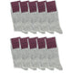 ca·wa·so 100 % Baumwollsocken Damen (10 Paar) - GAWILO