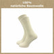 Socken 100% reine naturbelassene Baumwolle Damen & Herren (6 Paar) - GAWILO