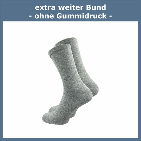 Diabetiker Socken Damen weiter Bund