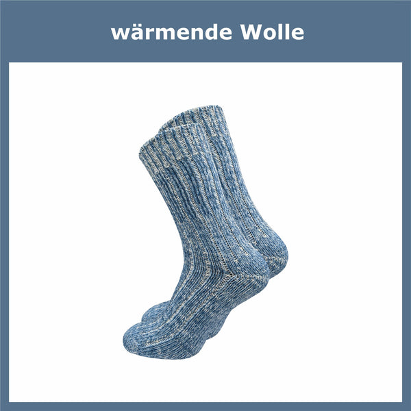 Hochwertige Norwegersocken Damen (2Paar) - GAWILO