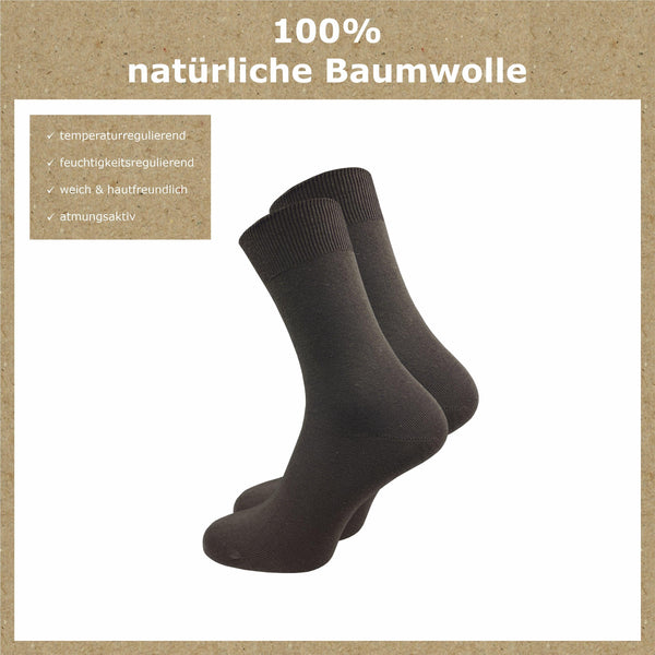 100% Baumwollsocken Herren (10 Paar) - GAWILO
