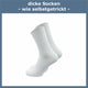 Dicke Damensocken (6 Paar) - GAWILO