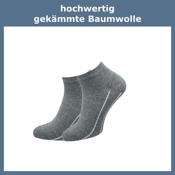 Sneaker Socken Damen (6 Paar) - GAWILO