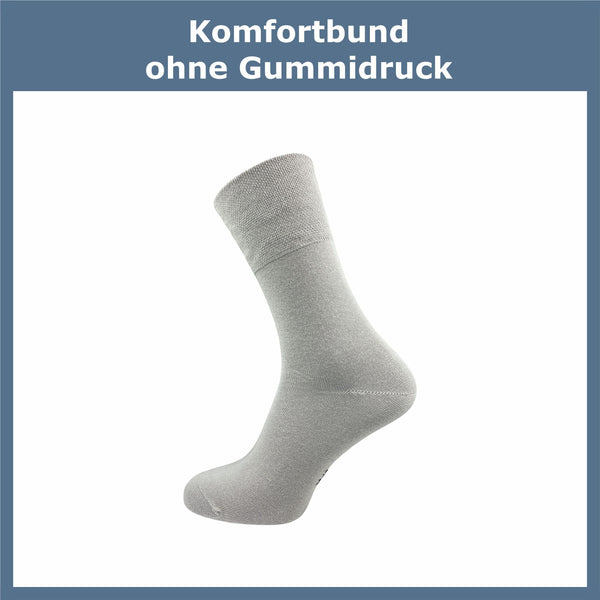 Socken ohne Gummidruck Damen (6 Paar) - GAWILO