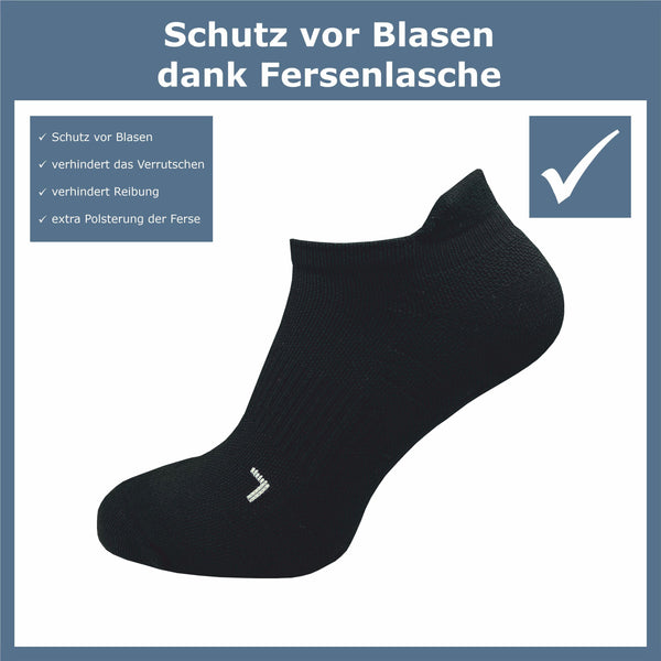 Kurze Laufsocken mit Kompression Herren (5 Paar) - GAWILO