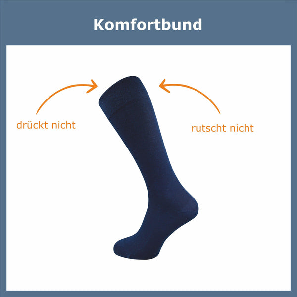 Kniestrümpfe Damen & Herren (4 Paar) - GAWILO