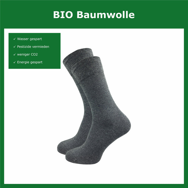 Bio-Baumwollsocken Herren (4 Paar) - GAWILO