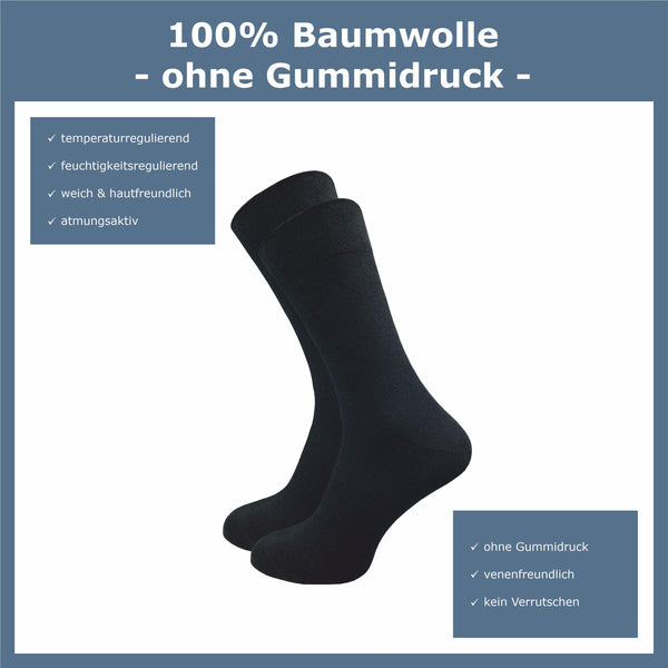 Socken aus 100 % Baumwolle Herren (10 Paar) - GAWILO