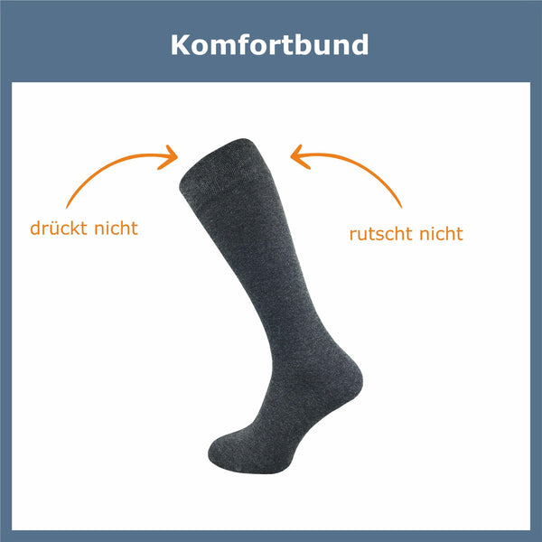 Kniestrümpfe Damen & Herren (4 Paar) - GAWILO