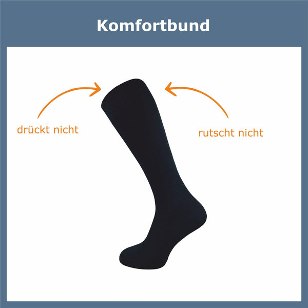 Kniestrümpfe Damen & Herren (4 Paar) - GAWILO