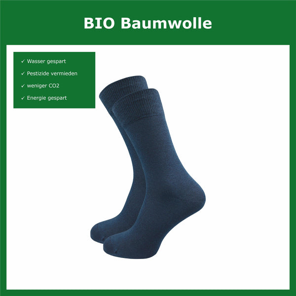 Bio-Baumwollsocken Herren (4 Paar) - GAWILO