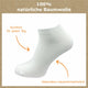 Sneaker Socken 100% reine Baumwolle Damen (6 Paar) - GAWILO