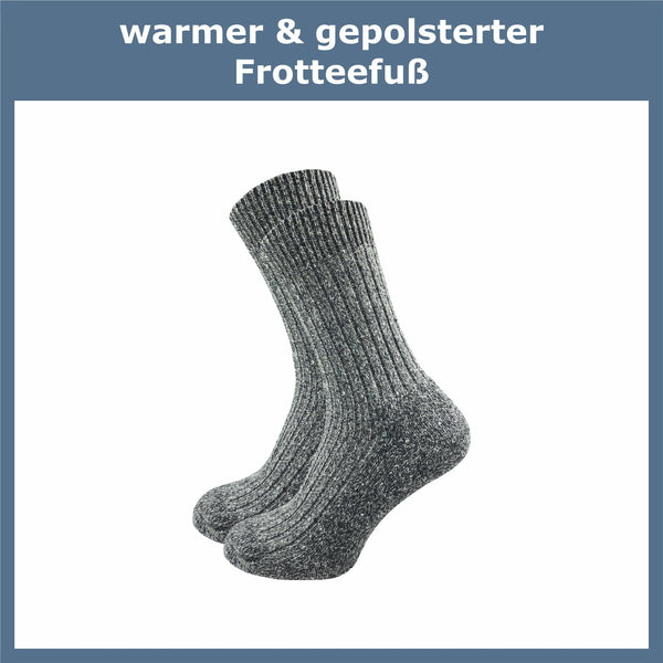 Warme & gepolsterte Norwegersocken Herren (10 Paar) - GAWILO