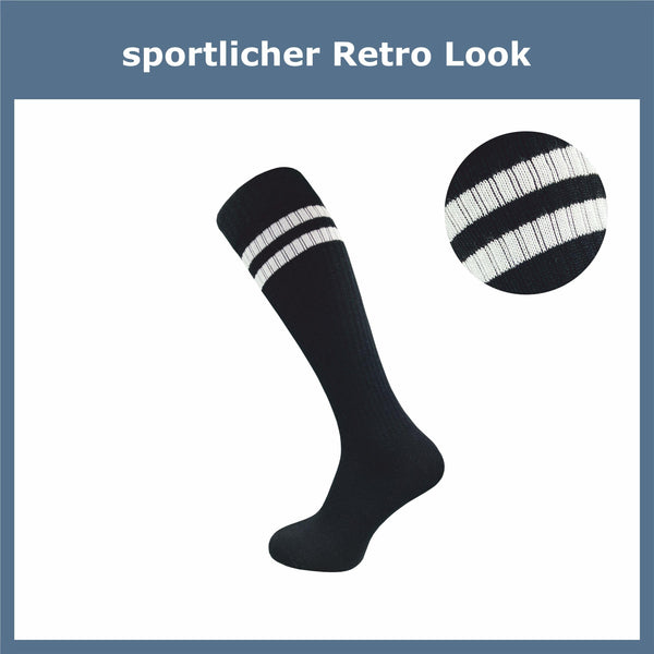 Retro Kniestrümpfe Damen (2 Paar) - GAWILO