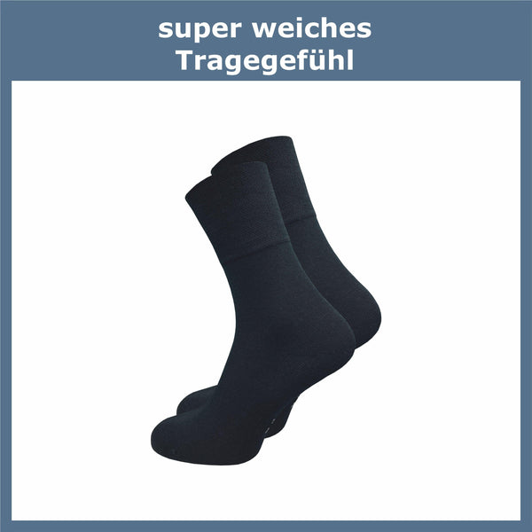 Bambus Socken ohne Gummidruck Herren (6 Paar) - GAWILO