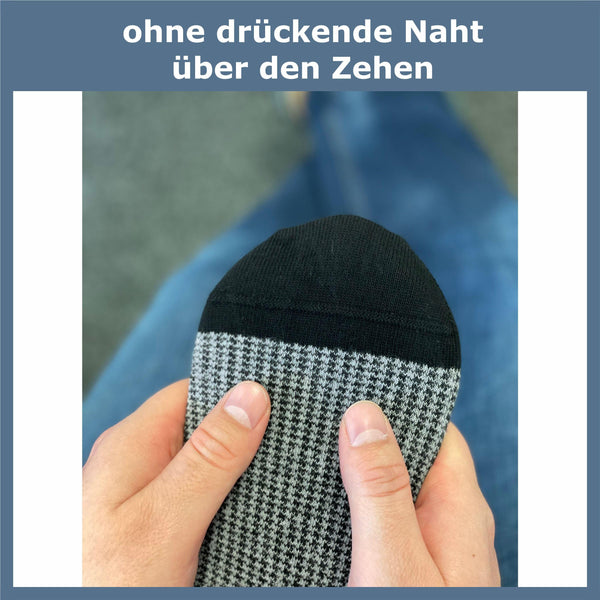 Socken mit Hahnentritt Damen (6 Paar) - GAWILO