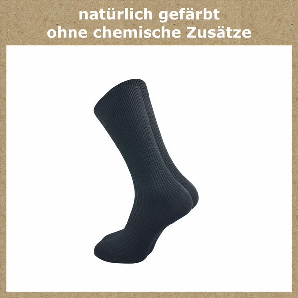 Socken aus 100% reine naturbelassene Baumwolle Damen & Herren (8 Paar) - GAWILO