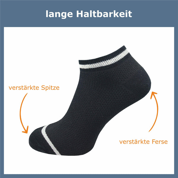 Sneaker Socken Damen (6 Paar) - GAWILO