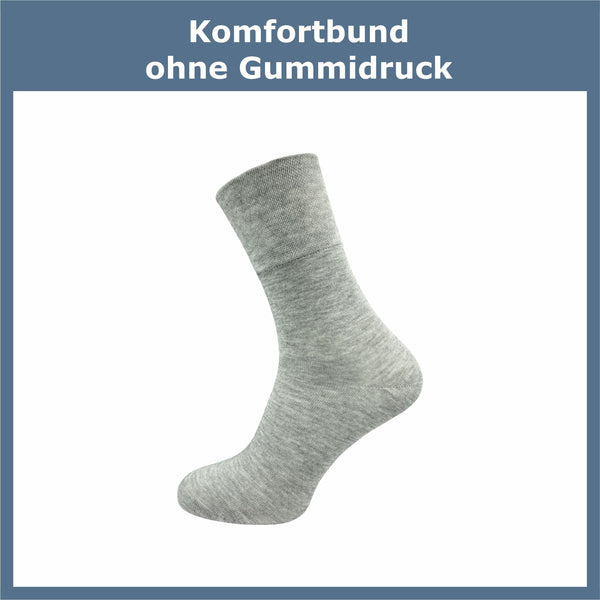 Bambus Socken ohne Gummidruck Damen (6 Paar) - GAWILO