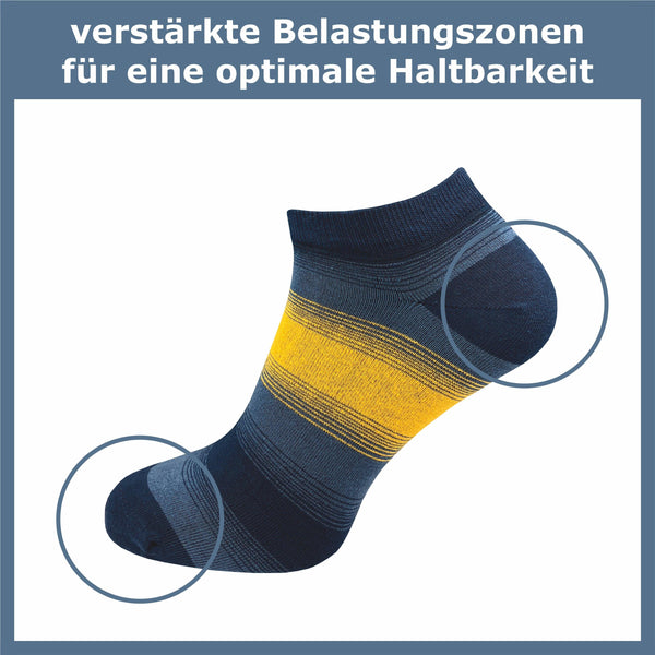 Sneaker Socken Damen & Herren (6 Paar) - GAWILO