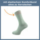 Socken mit Premium Komfortbund ohne Naht | Kein Einschneiden, Beste Qualität | Damen & Herren (6 Paar) - GAWILO