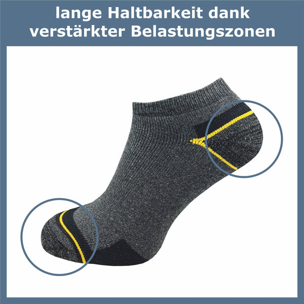 Kurze Arbeitssocken Herren (6 Paar) - GAWILO