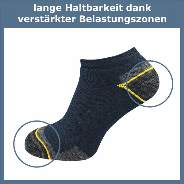 Kurze Arbeitssocken Herren (6 Paar) - GAWILO