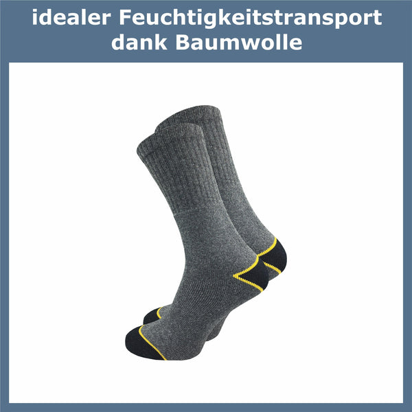 Arbeitssocken Herren (12 Paar) - GAWILO