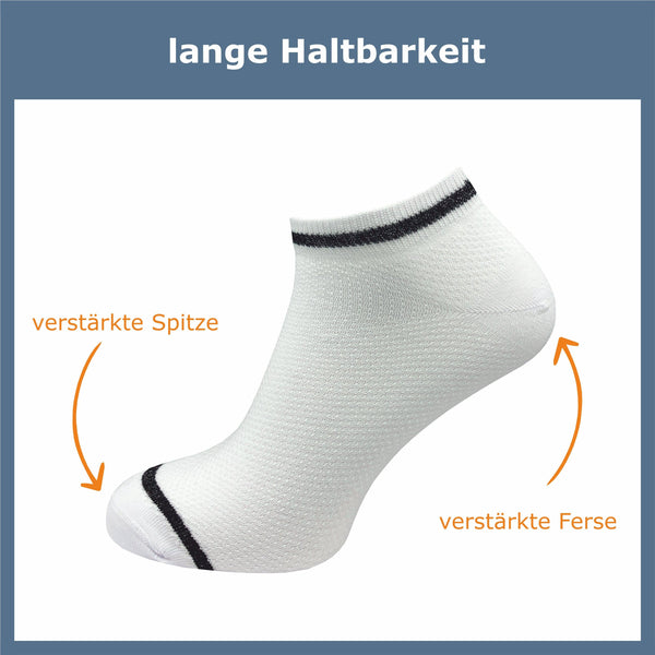 Sneaker Socken Damen (6 Paar) - GAWILO