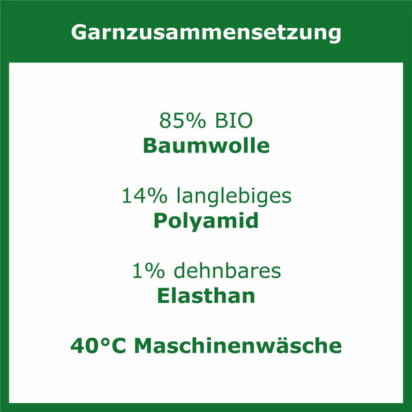 Bio-Baumwollsocken Herren (4 Paar) - GAWILO
