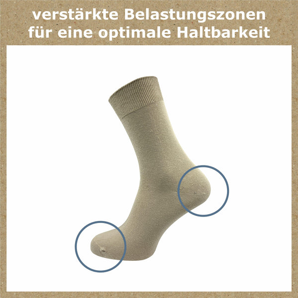 100% Baumwollsocken Herren (10 Paar) - GAWILO