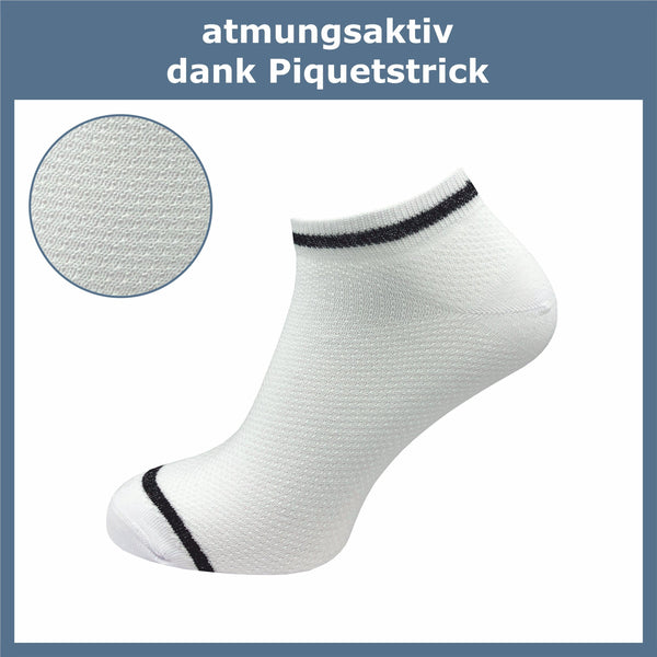Sneaker Socken Damen (6 Paar) - GAWILO