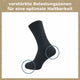 Socken 100% reine naturbelassene Baumwolle Damen & Herren (6 Paar) - GAWILO