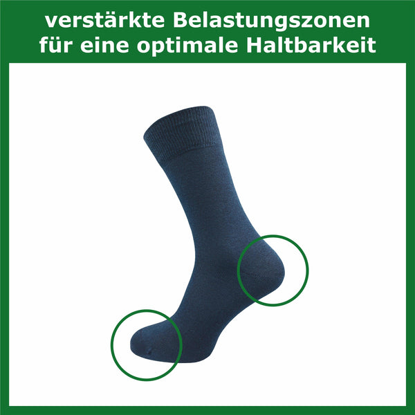 Bio-Baumwollsocken Herren (4 Paar) - GAWILO