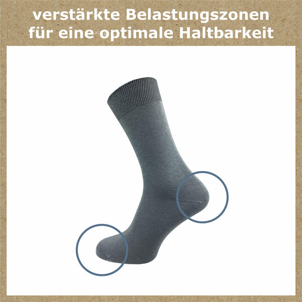 100% Baumwollsocken Herren (10 Paar) - GAWILO
