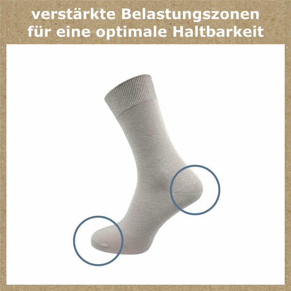 100% Baumwollsocken Herren (10 Paar) - GAWILO