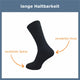 Socken mit Premium Komfortbund ohne Naht | Kein Einschneiden, Beste Qualität | Damen & Herren (6 Paar) - GAWILO