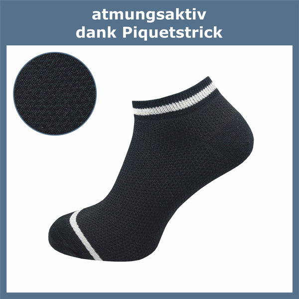 Sneaker Socken Damen (6 Paar) - GAWILO