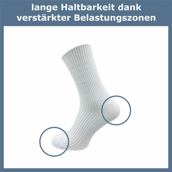 Dicke Damensocken (6 Paar) - GAWILO