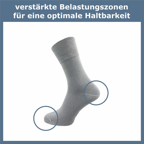 Socken ohne Gummidruck Herren (6 Paar) - GAWILO