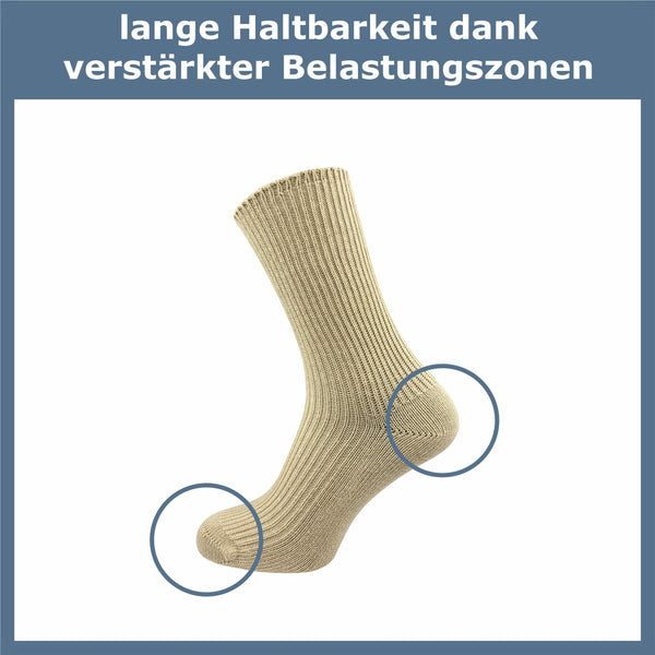 Dicke Damensocken (6 Paar) - GAWILO
