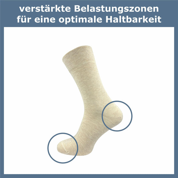 100% Baumwollsocken Herren (8 Paar) - GAWILO