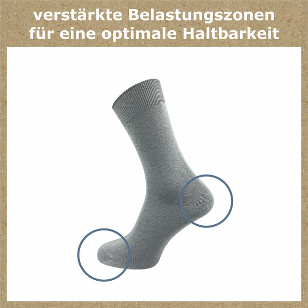 100% Baumwollsocken Herren (10 Paar) - GAWILO