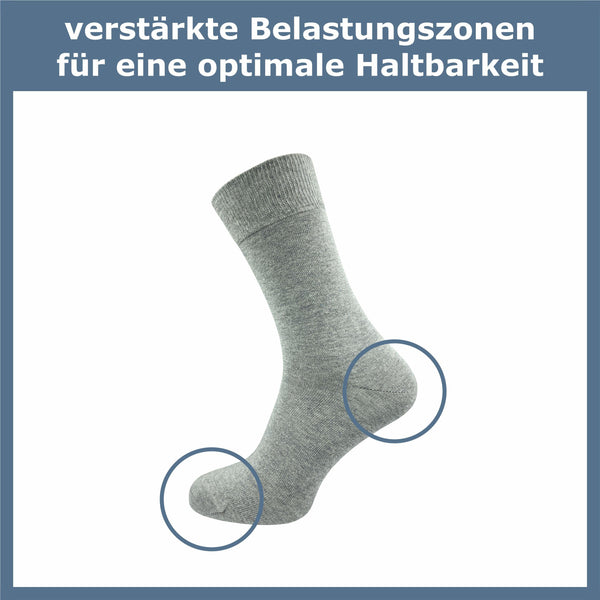 100% Baumwollsocken Herren (8 Paar) - GAWILO