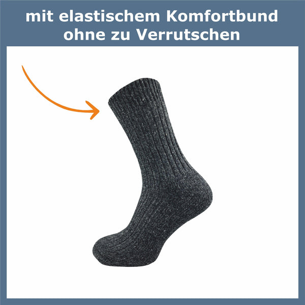 Warme & gepolsterte Norwegersocken Herren (10 Paar) - GAWILO